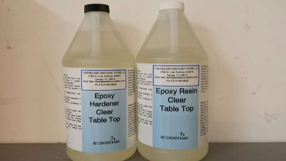 2-Gallon Set Table Top Clear Epoxy Resin - FIBERGLASS DISCOUNT STORE